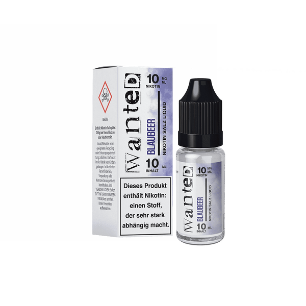 Liquid Blaubeer - Wanted Overdosed Nikotinsalz 10mg