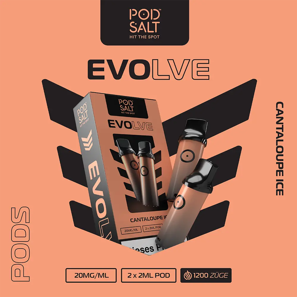 Pod Salt Evolve Pod - Cantaloupe Ice - 20mg Nikotinsalz
