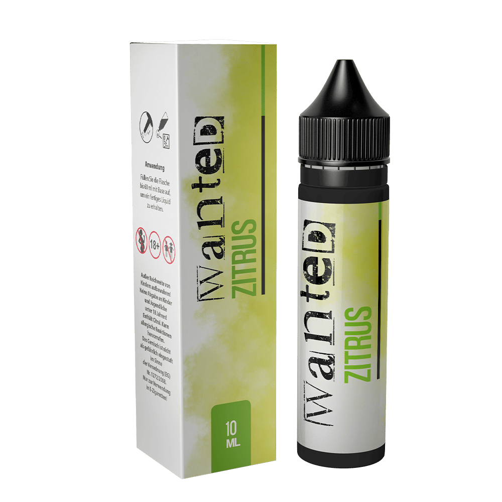 Wanted Aroma Longfill - Zitrus - 10ml in 60ml Flasche  C Wanted Aroma Longfill - Zitrus - 10ml in 60ml Flasche  C