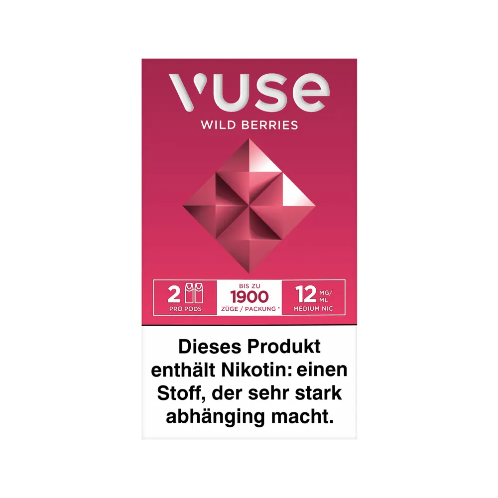 Vuse Pro Caps 2er Wild Berries Nic Salts 12mg 