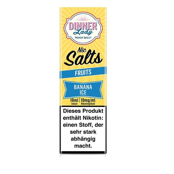 Liquid Banana Ice - Dinner Lady Nikotinsalz 10mg Liquid Banana Ice - Dinner Lady Nikotinsalz 10mg