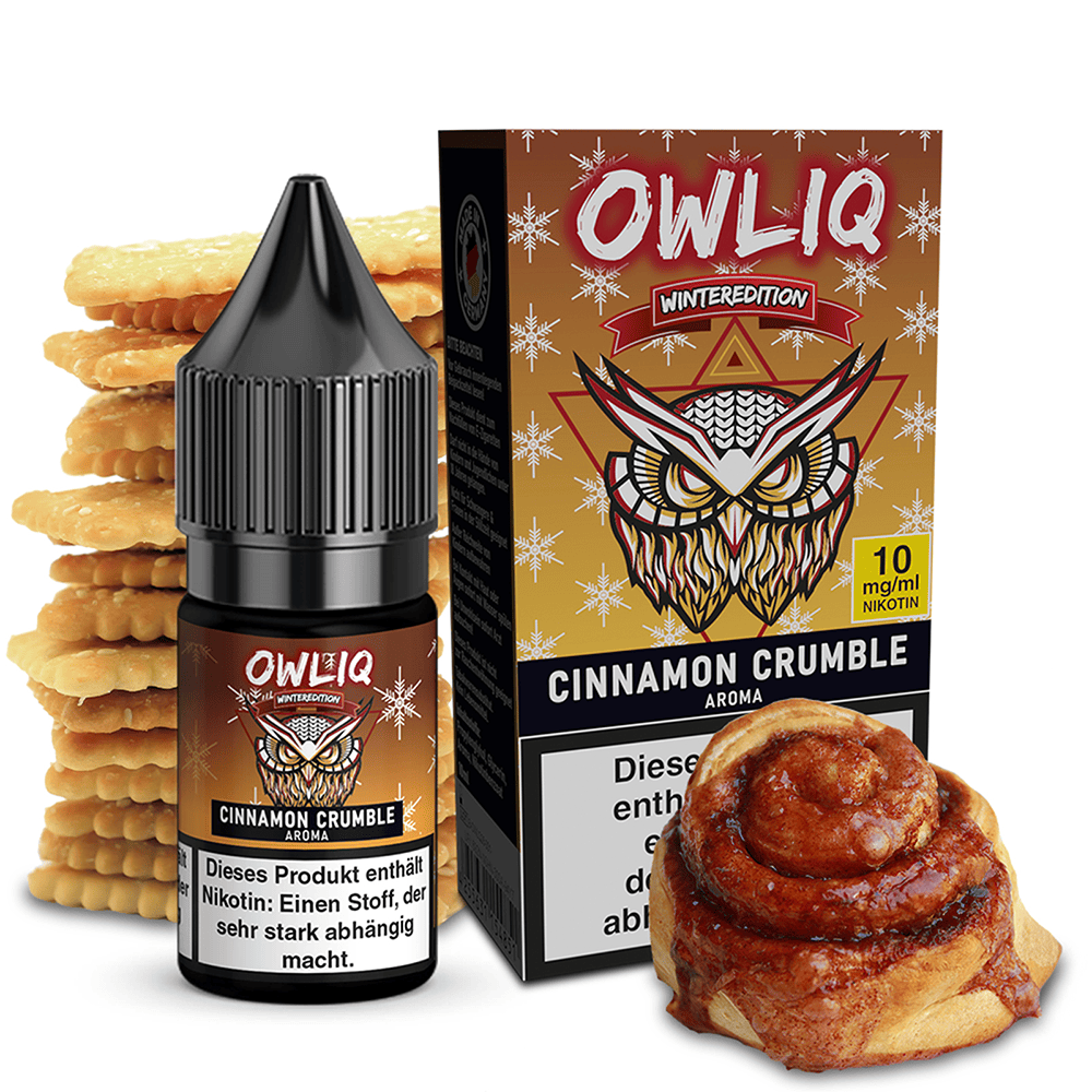 OWLIQ Nikotinsalz Weihnachtsedition - Cinnamon Crumble - 10mg