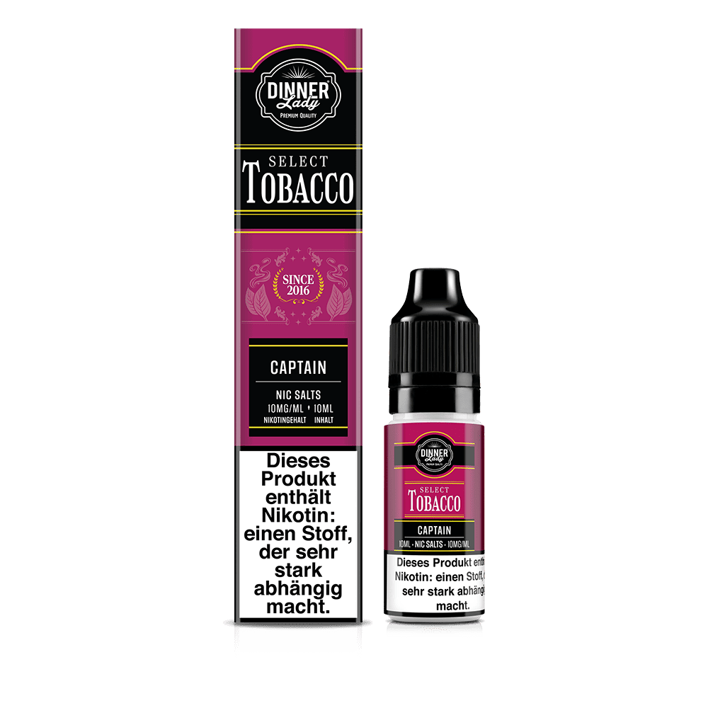 Liquid Captain - Dinner Lady Nikotinsalz 10mg Liquid Captain - Dinner Lady Nikotinsalz 10mg