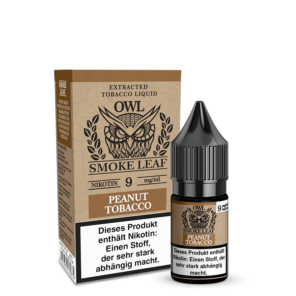 OWL Smoke Leaf Peanut Tobacco Liquid 9mg