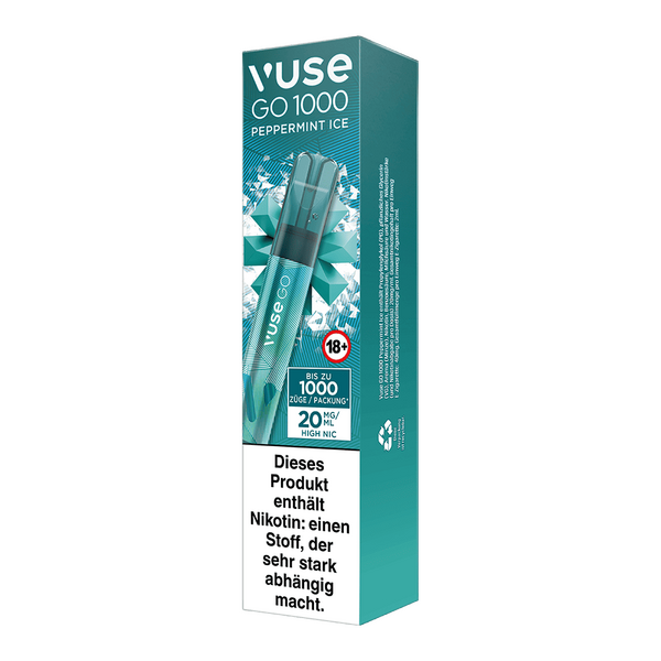 Vuse GO 1000 Peppermint Ice 20mg