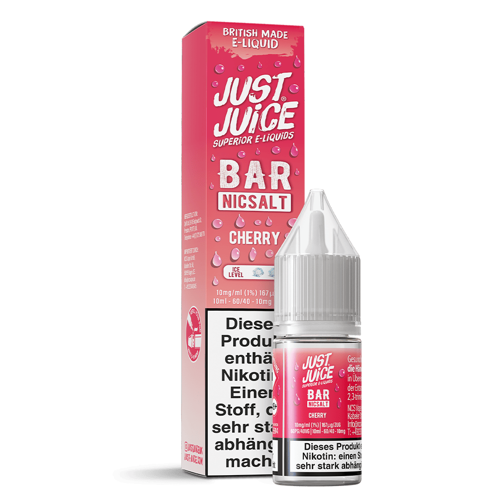 Liquid Cherry - Just Juice Bar Nikotinsalz Liquid Cherry - Just Juice Bar Nikotinsalz