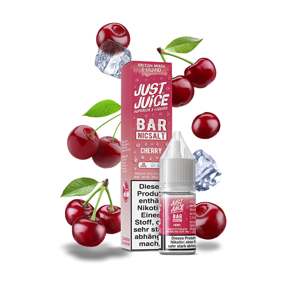 Liquid Cherry - Just Juice Bar Nikotinsalz 20mg Liquid Cherry - Just Juice Bar Nikotinsalz 20mg
