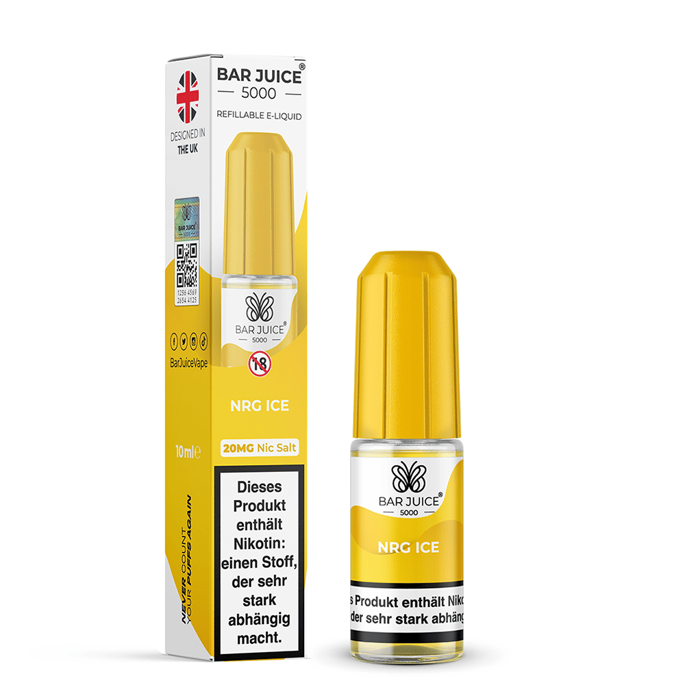 Bar Juice 5000 Nikotinsalz - NRG Ice - Liquid 20mg 10ml