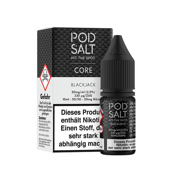 Liquid Blackjack - Pod Salt Core Nikotinsalz 20mg Liquid Blackjack - Pod Salt Core Nikotinsalz 20mg