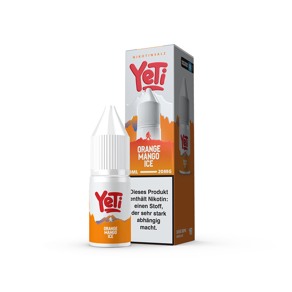 Liquid Orange Mango Ice - Yeti Summit Nikotinsalz 20mg Liquid Orange Mango Ice - Yeti Summit Nikotinsalz 20mg