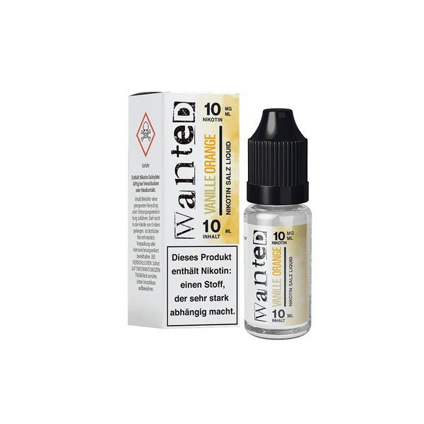 Liquid Vanille Orange - Wanted Overdosed Nikotinsalz Liquid Vanille Orange - Wanted Overdosed Nikotinsalz