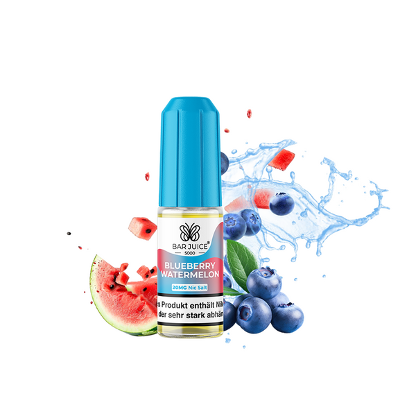 Bar Juice 5000 Nikotinsalz - Blueberry Watermelon - Liquid 20mg 10ml  C