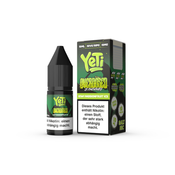 Liquid Kiwi Passionsfruit Ice - Yeti Overdosed Nikotinsalz