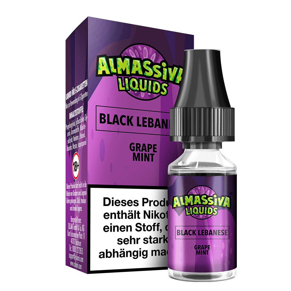 Liquid Black Libanese - Almassiva Nikotinsalz 10mg