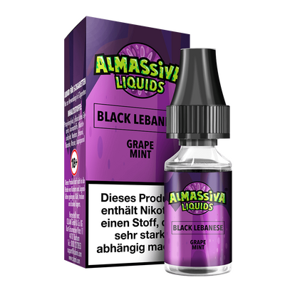 Liquid Black Libanese - Almassiva Nikotinsalz 10mg