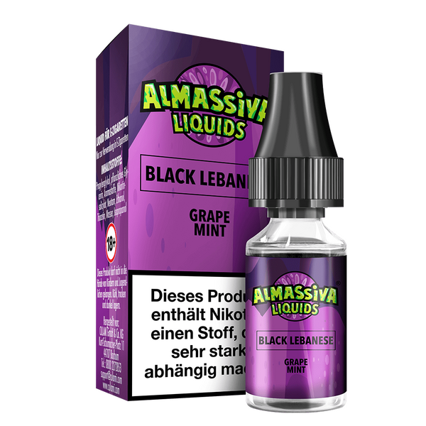 Liquid Black Libanese - Almassiva Nikotinsalz 10mg