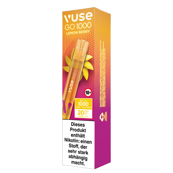 Vuse GO 1000 Lemon Berry 20mg