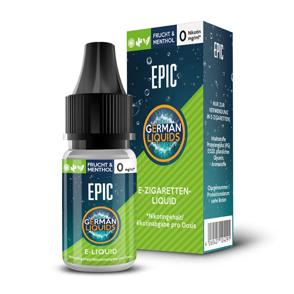 German Liquids - Epic Liquid mit intensivem Geschmack German Liquids - Epic Liquid mit intensivem Geschmack