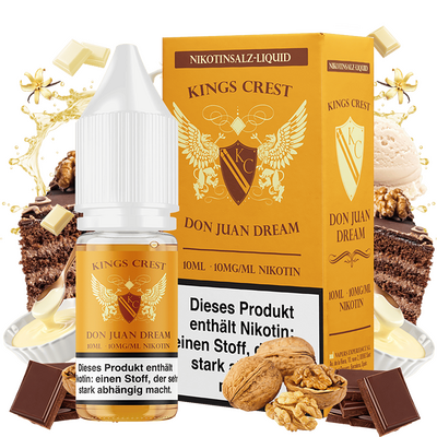 Kings Crest Nikotinsalz - Don Juan Dream - 10mg Kings Crest Nikotinsalz - Don Juan Dream - 10mg