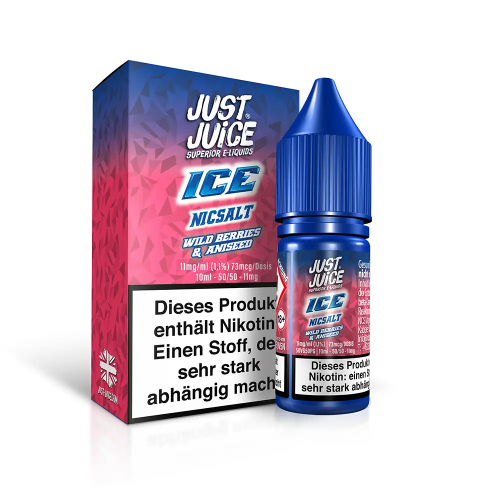 Just Juice - Wild Berries Aniseed ICE - 10ml Nikotinsalz 11mg