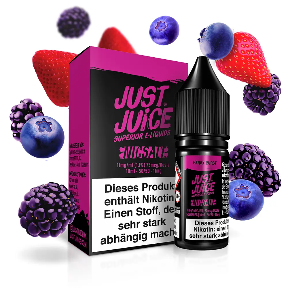 Just Juice Nikotinsalz - Berry Burst - 10ml Just Juice Nikotinsalz - Berry Burst - 10ml