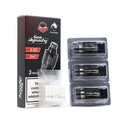 Orca Vape San Dynasty Pod 0,8 Ohm Orca Vape San Dynasty Pod 0,8 Ohm
