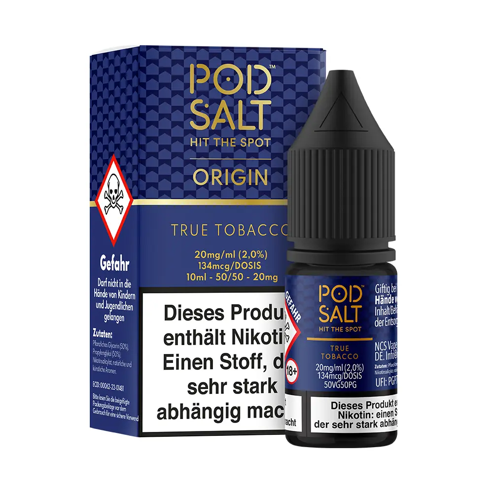 Liquid True Tobacco - Pod Salt Origin Nikotinsalz 20mg