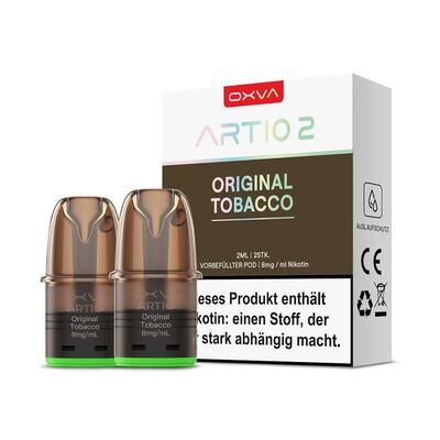 Oxva Artio 2 Einweg Pod Original Tobacco 8mg Nikotinsalz 2ml