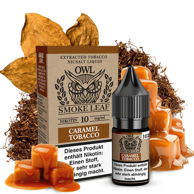 Liquid Caramel Tobacco - OWL Smoke Leaf Nikotinsalz 10mg