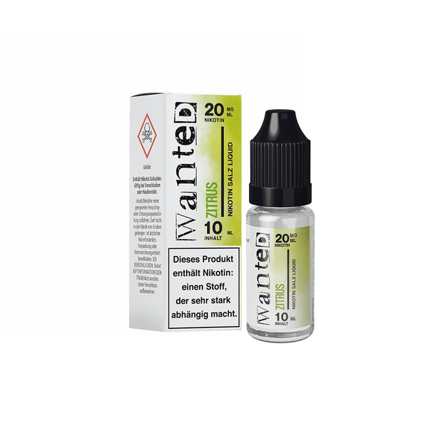 Liquid Zitrus - Wanted Overdosed Nikotinsalz Liquid Zitrus - Wanted Overdosed Nikotinsalz