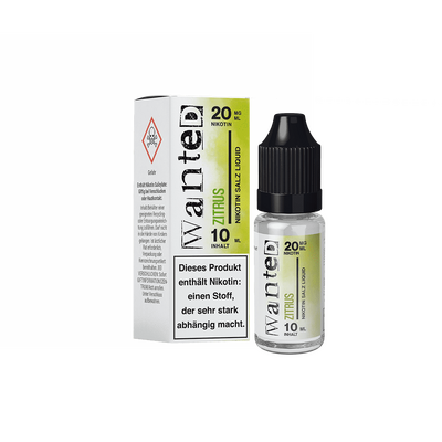 Liquid Zitrus - Wanted Overdosed Nikotinsalz