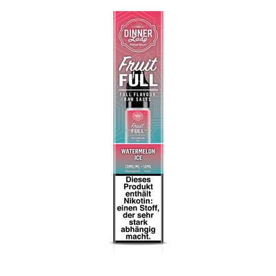 Liquid Watermelon Ice - Dinner Lady Fruit Full Nikotinsalz 20mg