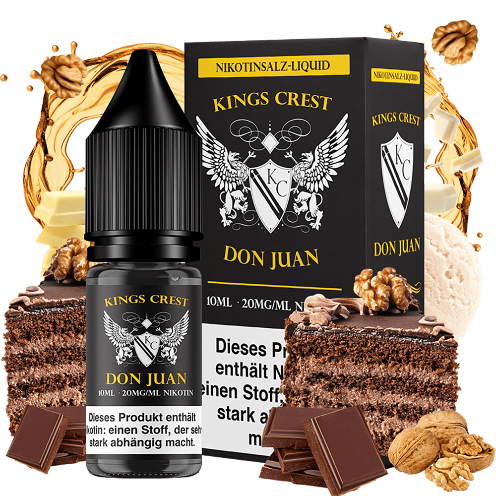 Kings Crest Nikotinsalz - Don Juan - 20mg Kings Crest Nikotinsalz - Don Juan - 20mg