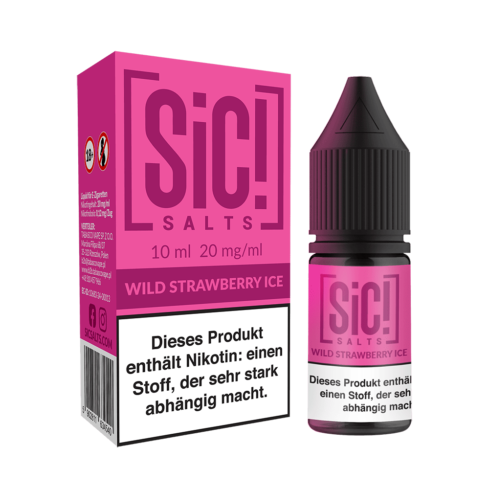 Liquid Wild Strawberry Ice - SIC Nikotinsalz 20mg