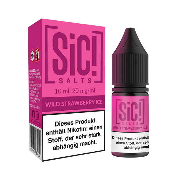 Liquid Wild Strawberry Ice - SIC Nikotinsalz 20mg Liquid Wild Strawberry Ice - SIC Nikotinsalz 20mg