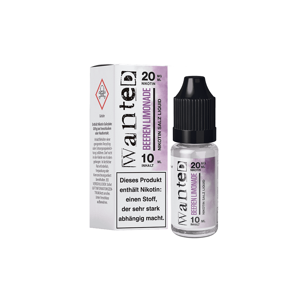 Liquid Beeren Limonade - Wanted Overdosed Nikotinsalz Liquid Beeren Limonade - Wanted Overdosed Nikotinsalz