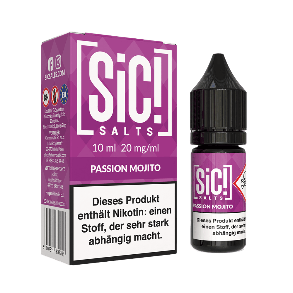 SIC Nikotinsalz Liquid - Passion Mojito - 20mg
