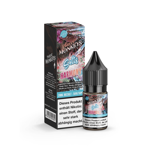 Liquid Harmony - Twelve Monkeys Nikotinsalz 20mg Liquid Harmony - Twelve Monkeys Nikotinsalz 20mg