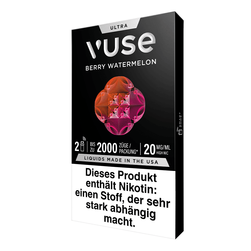 2x Vuse Ultra Pods Berry Watermelon 20mg 