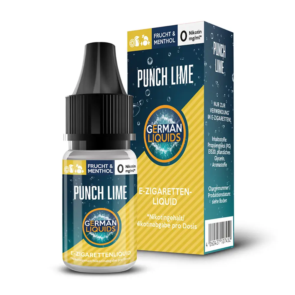 Liquid Punch Lime V2 0mg - German Liquids