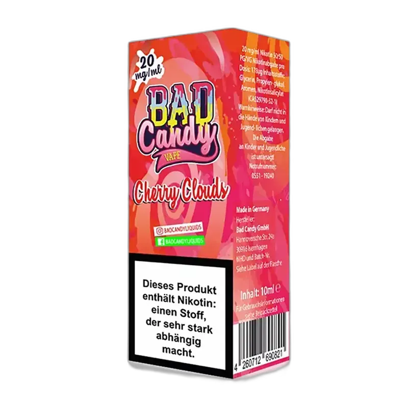 Liquid Cherry Clouds - Bad Candy Nikotinsalz