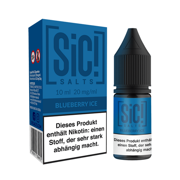 Liquid Blueberry Ice - SIC Nikotinsalz 20mg Liquid Blueberry Ice - SIC Nikotinsalz 20mg
