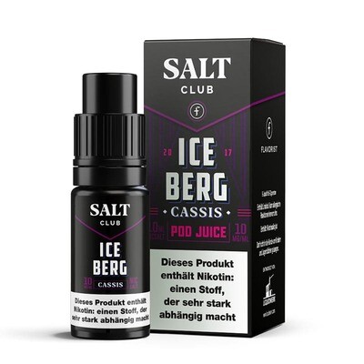 Liquid Iceberg Cassis - Flavorist Salt Club Nikotinsalz Liquid Iceberg Cassis - Flavorist Salt Club Nikotinsalz