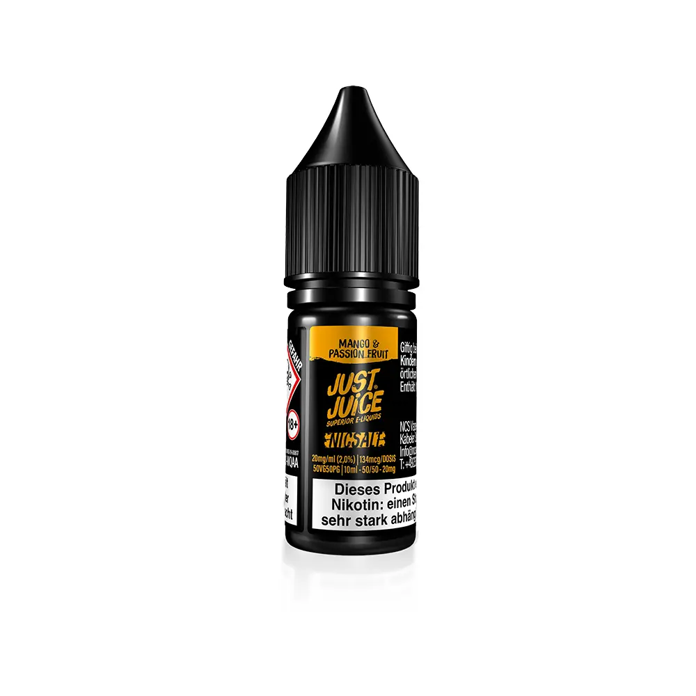 Just Juice Nikotinsalz - Mango & Passion Fruit - 10ml 20mg 