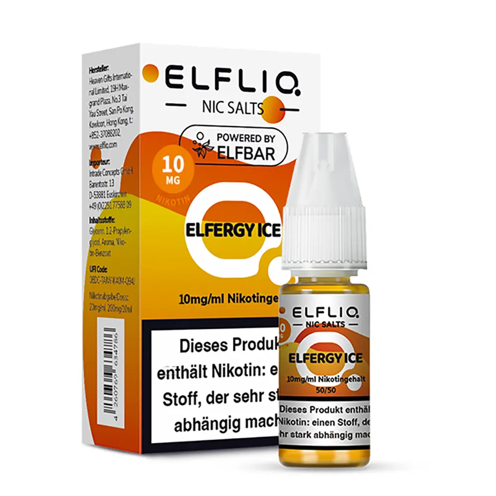 Liquid Elfstorm Ice (Elfergy Ice) - Elfliq Nikotinsalz 10mg