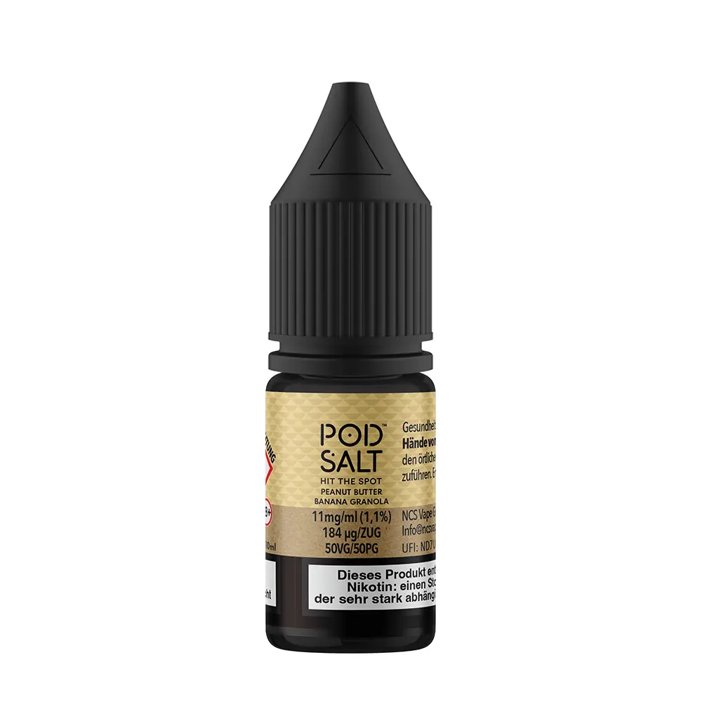 Liquid Peanut Butter Banana Granola - Pod Salt Fusion Nikotinsalz 11mg Liquid Peanut Butter Banana Granola - Pod Salt Fusion Nikotinsalz 11mg