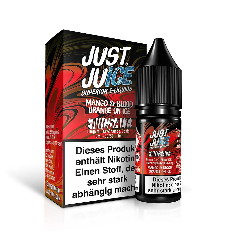 Just Juice - Fusion Mango Blood Orange ON ICE - 10ml Nikotinsalz 11mg