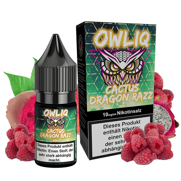 Liquid Cactus Dragon Razz - OWLIQ Nikotinsalz Liquid Cactus Dragon Razz - OWLIQ Nikotinsalz