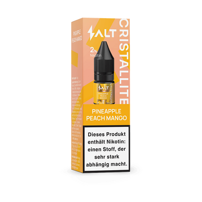 SALT Cristallite Nikotinsalz - Pineapple Peach Mango - 10ml Liquid 20mg C SALT Cristallite Nikotinsalz - Pineapple Peach Mango - 10ml Liquid 20mg C