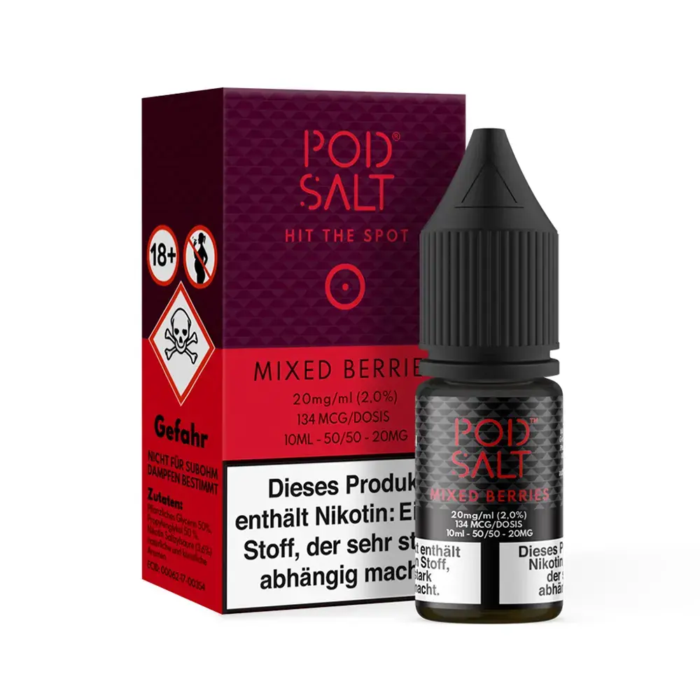 Liquid Mixed Berries - Pod Salt Core Nikotinsalz Liquid Mixed Berries - Pod Salt Core Nikotinsalz